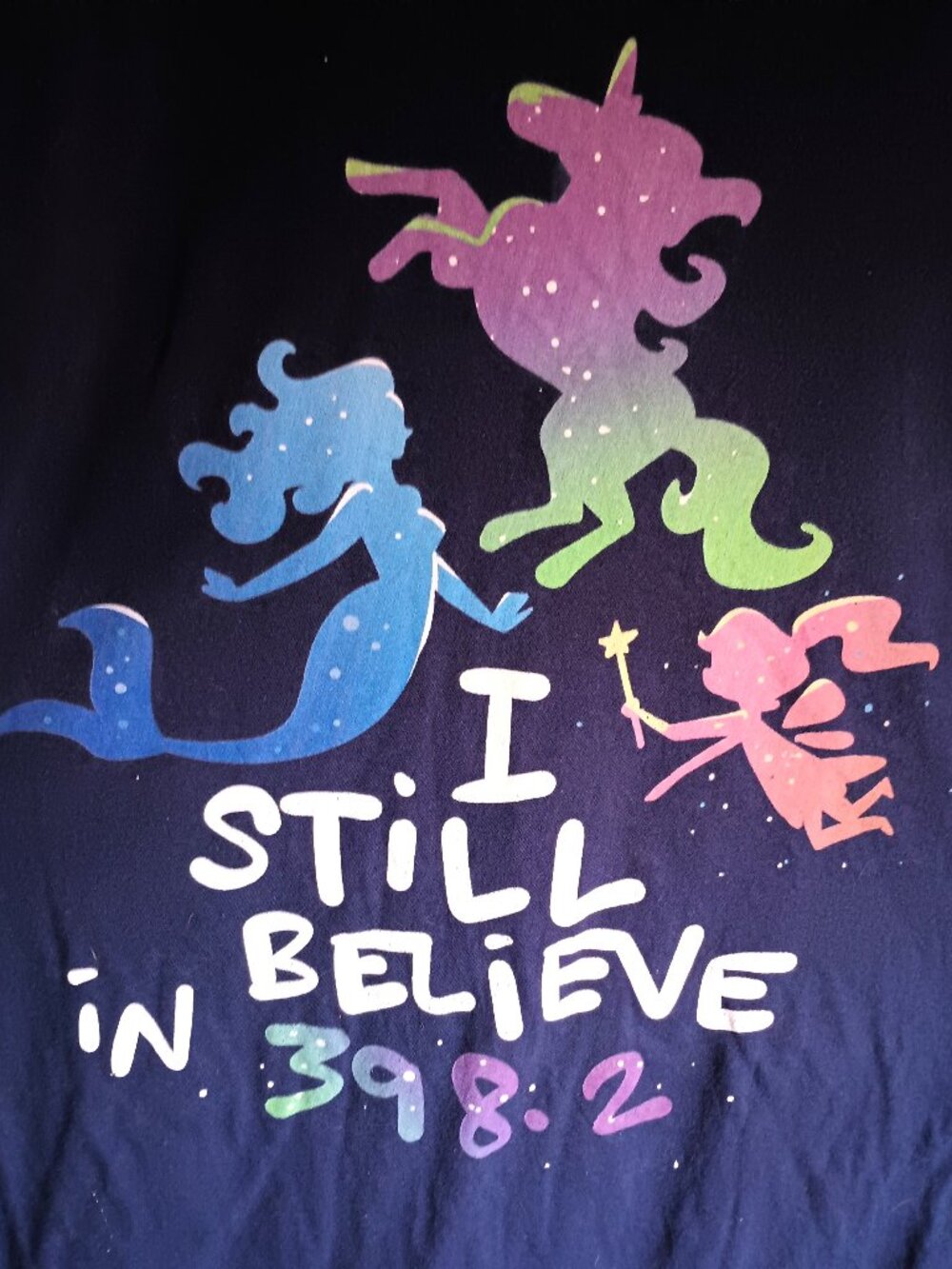 Fairy Tale Tshirt-I Still Believe in 398.2